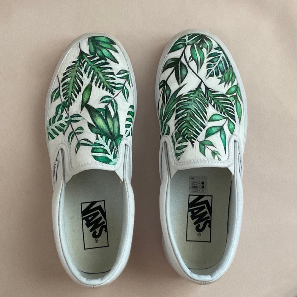 Hand Painted Slip-on Vans